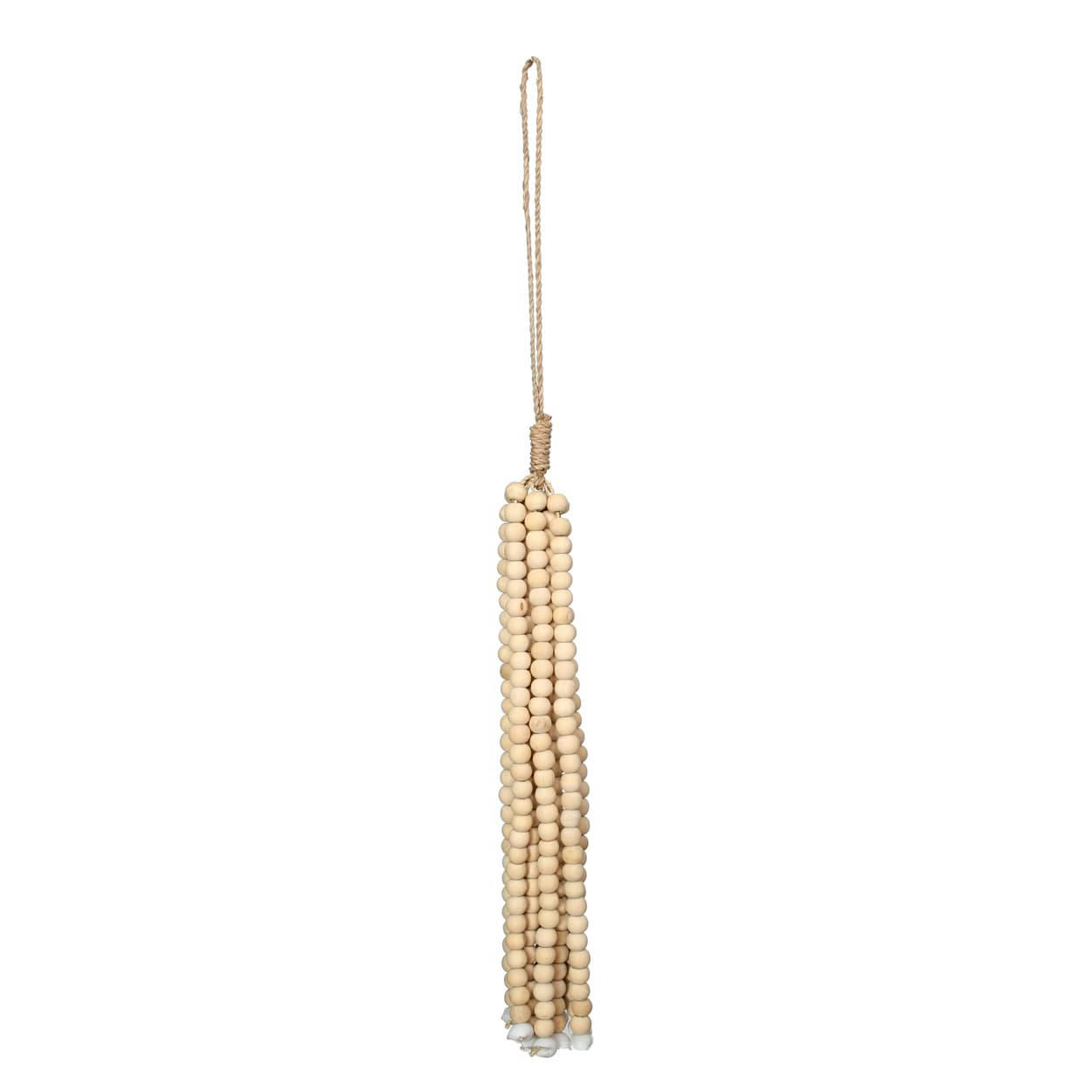WOODEN BEADS - Décoration suspendue en bois naturel