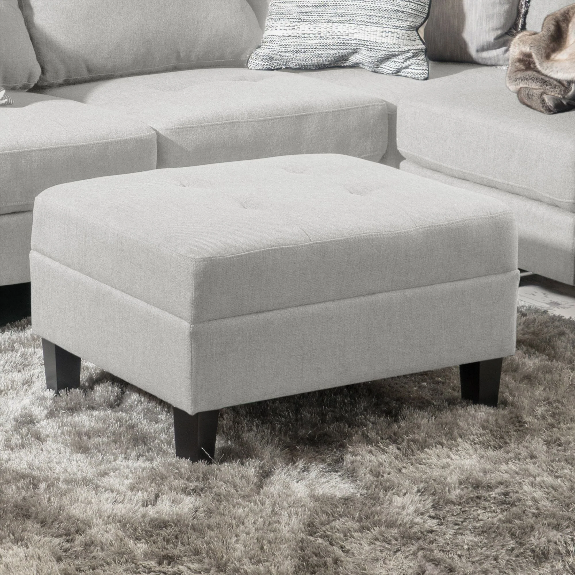 Simple and elegant multi-purpose footstool