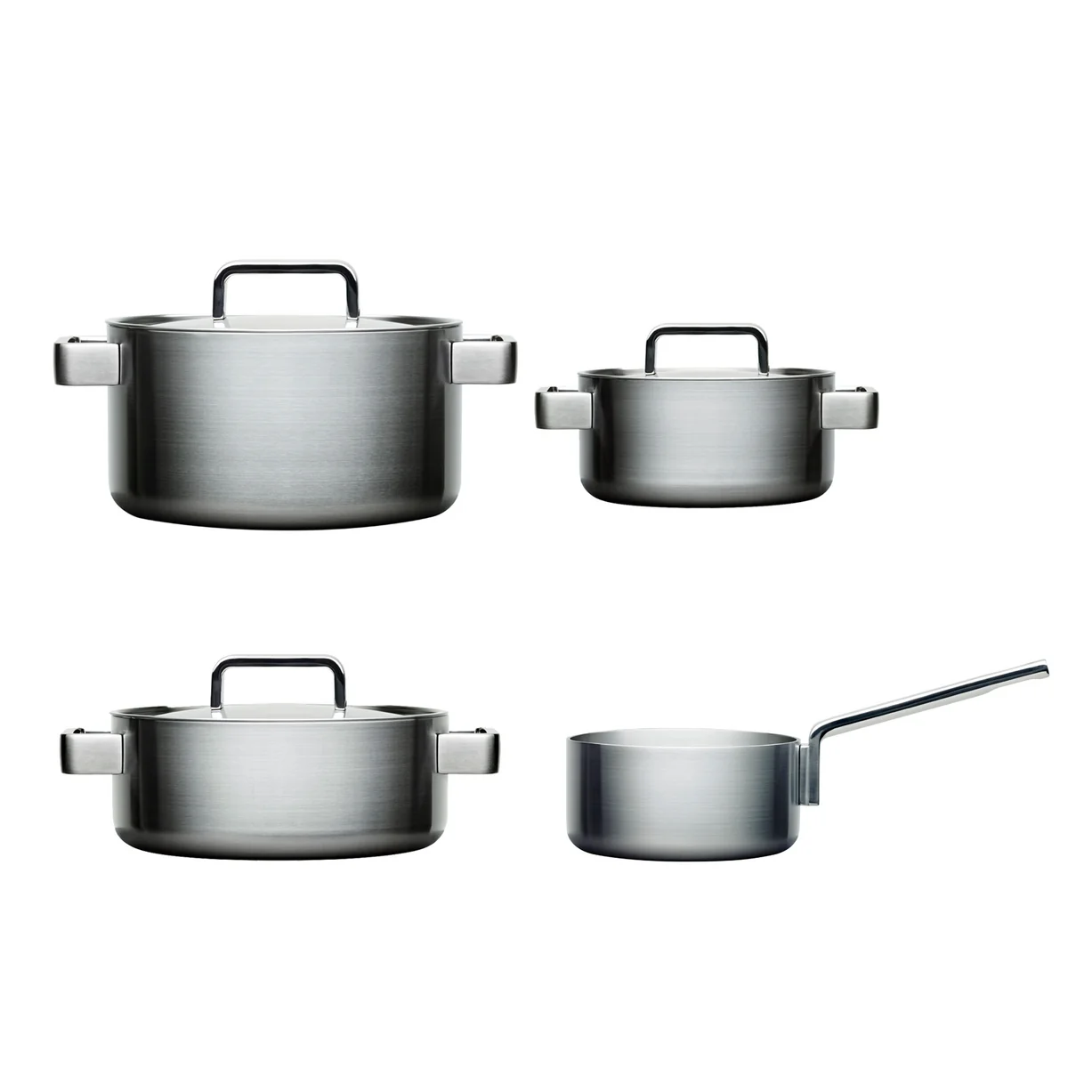 Iittala - Tools 4-tlg. Set: Kasserolle 2l   Kochtopf 2, 3, 4 l