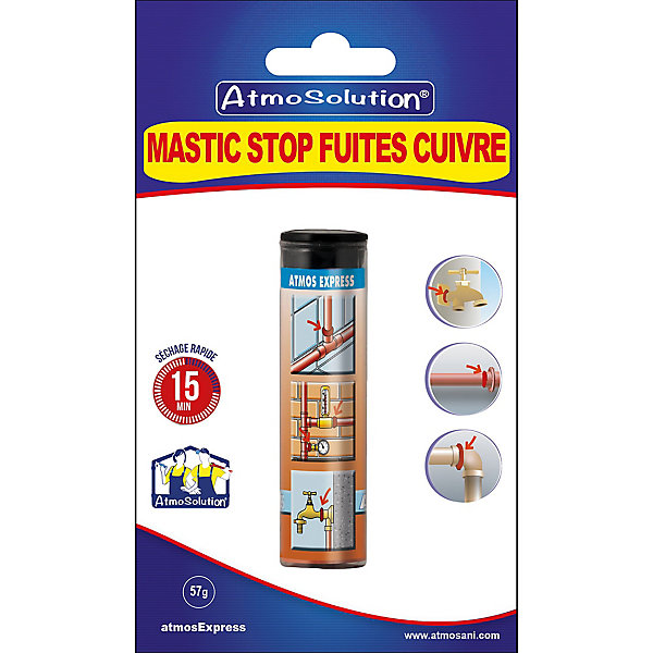 Atmos Express mastic stop fuites cuivre