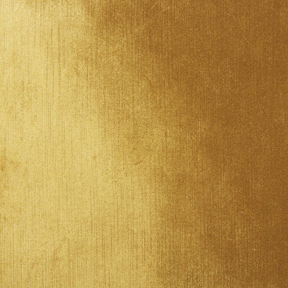 VENEZIA - Coussin en velours soyeux jaune moutarde 45x45