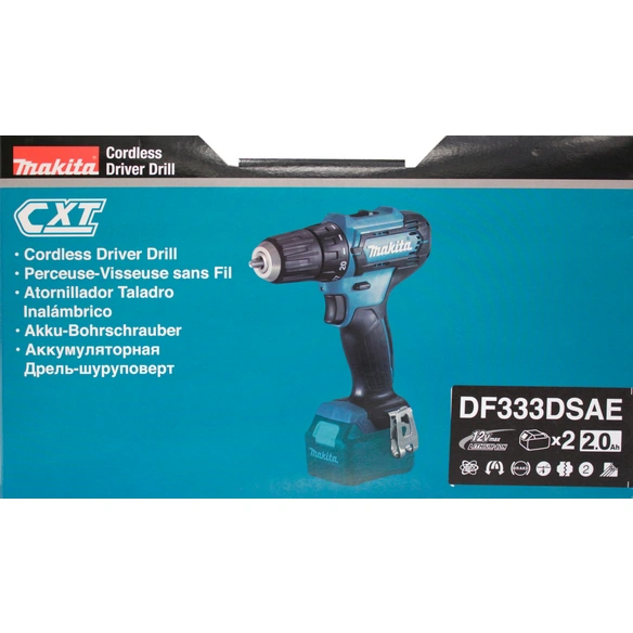 Akku-Bohrschrauber »DF333DSAE«, 12 V, inkl. 2 Akkus