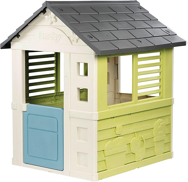 Jolie Maison, Design Moderne, Portillon, Fenêtres avec Persiennes, Matière Recyclée, A Partir de 2 Ans, Fabrication Française