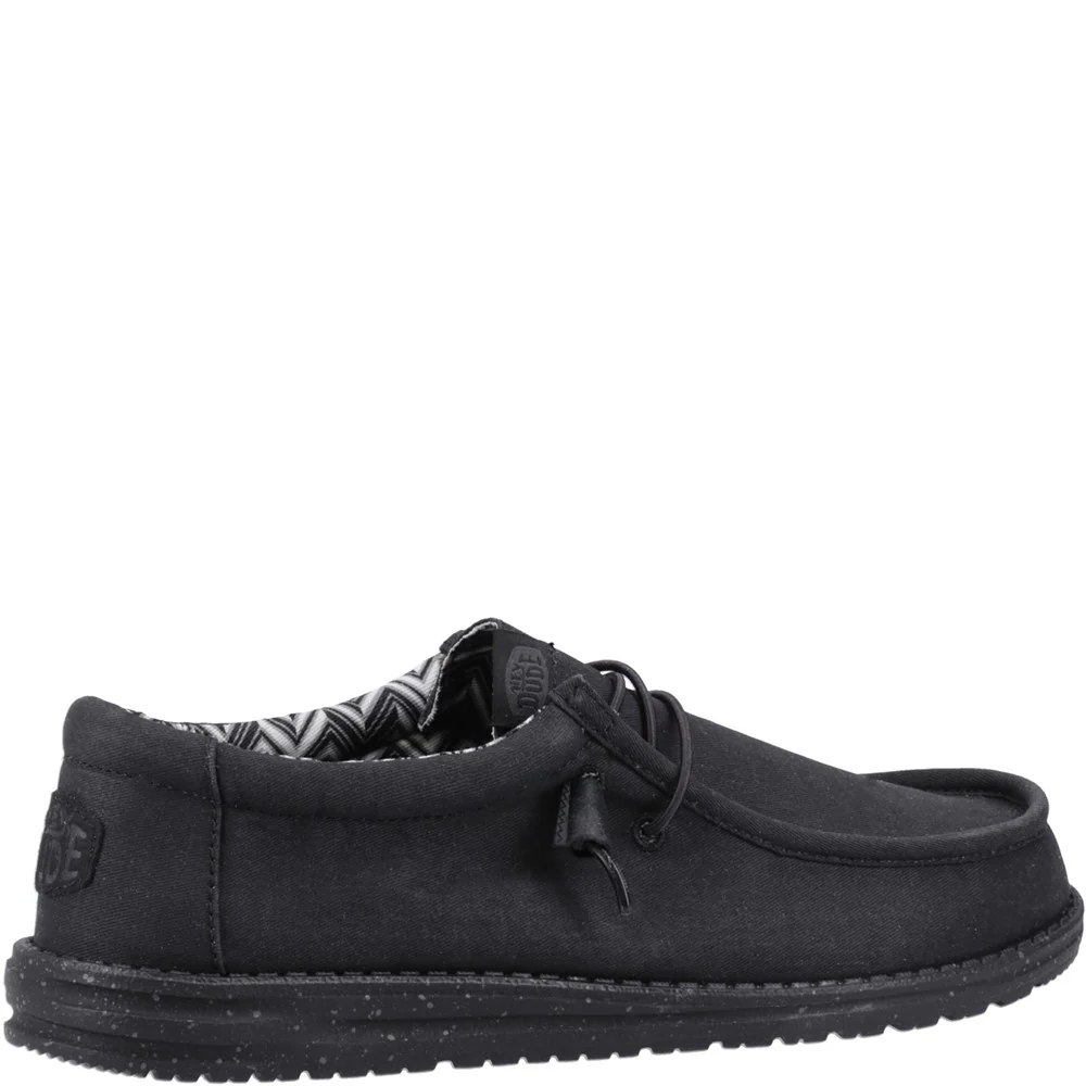 HEYDUDE Wally Stretch Canvas Slip on Shoe