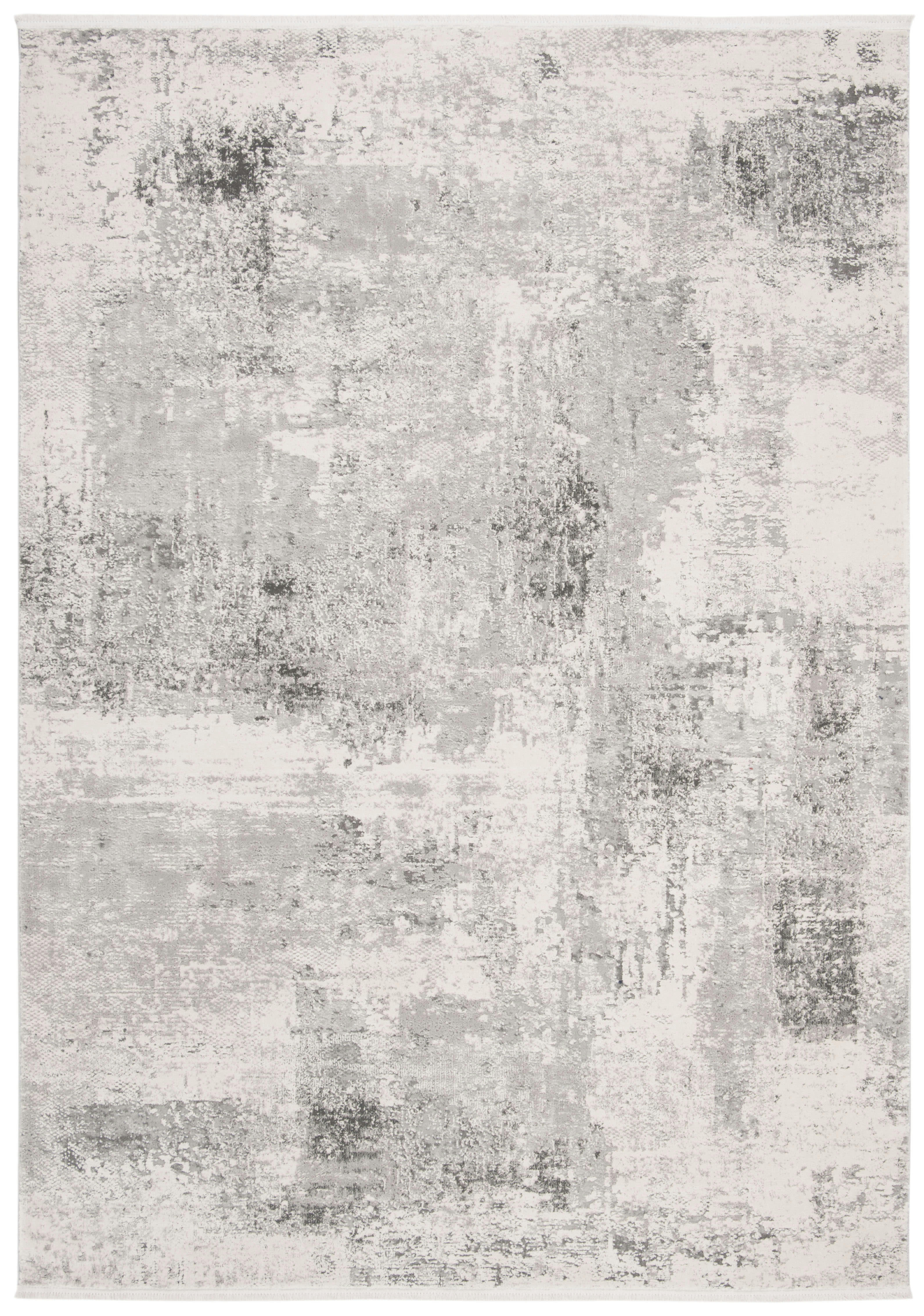 INVISTA - Tapis de salon interieur en gris & ivoire, 122 x 183 cm