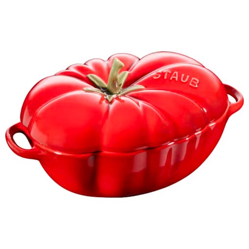 Staub Enamelled Cast Iron Tomato Cocotte 0.5L - Set of 4