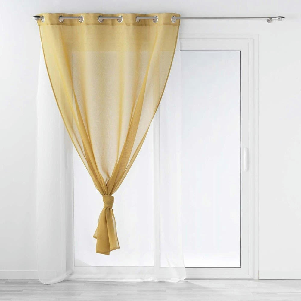 - Voilage  polyester Jaune 140 X 240