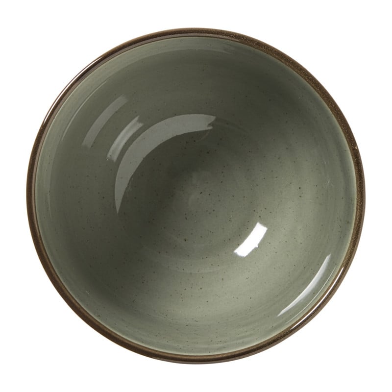 Schaal Emma groot - donkergroen - &Oslash;12x7.5 cm