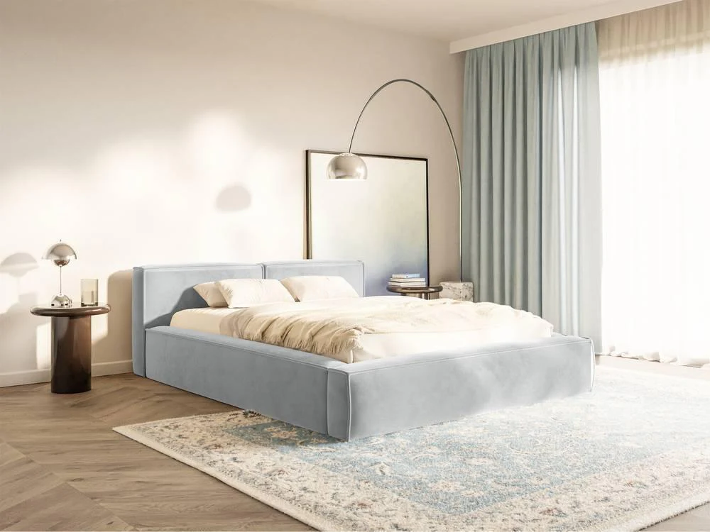 Bedframe Remera Slim velvet 140 x 200 cm