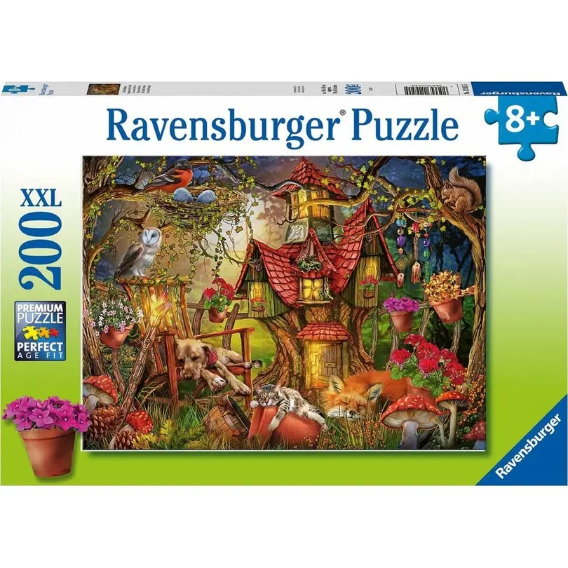 Puzzle 200-teilig Waldhaus