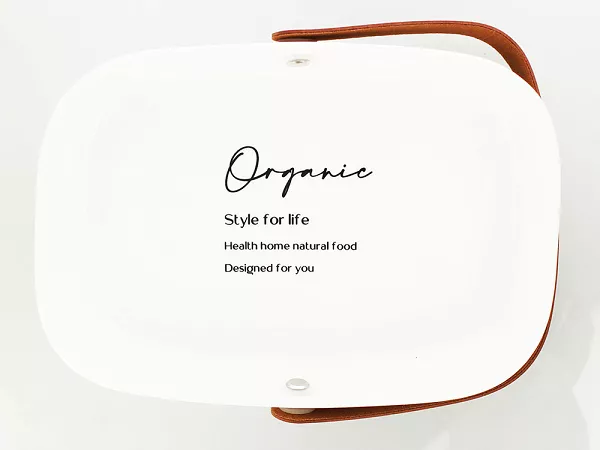 Salaterka ze skórzaną rączką Altom Design - Organic 07.AK.2174