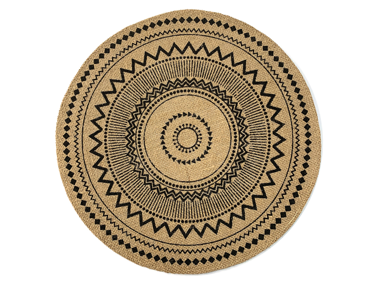 Podkładka pod talerz Boho 38 cm brązowa