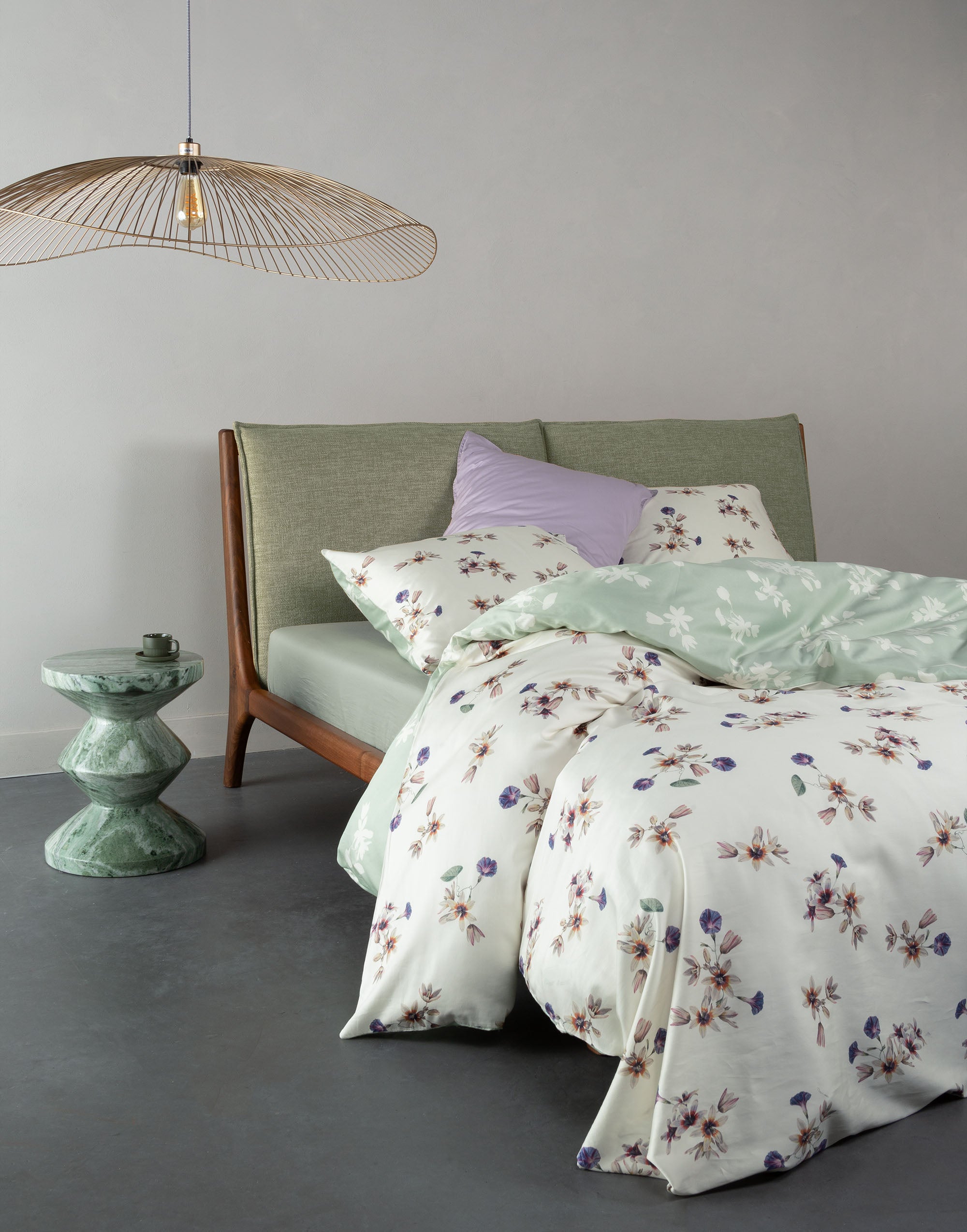 Essenza Fiora Dekbedovertrek 240 x 220 220 cm - Vanille