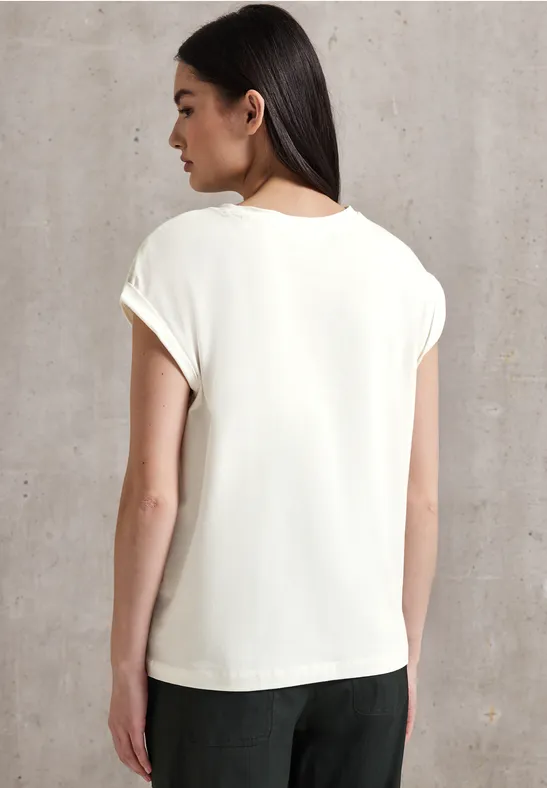 Shirt mit Printdetail