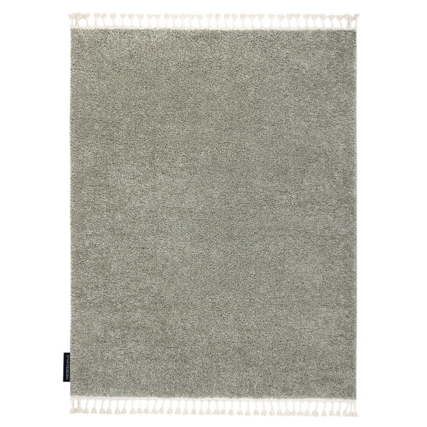 Dywan BERBER 9000 zielony Frędzle berberyjski marokański 80x150 cm