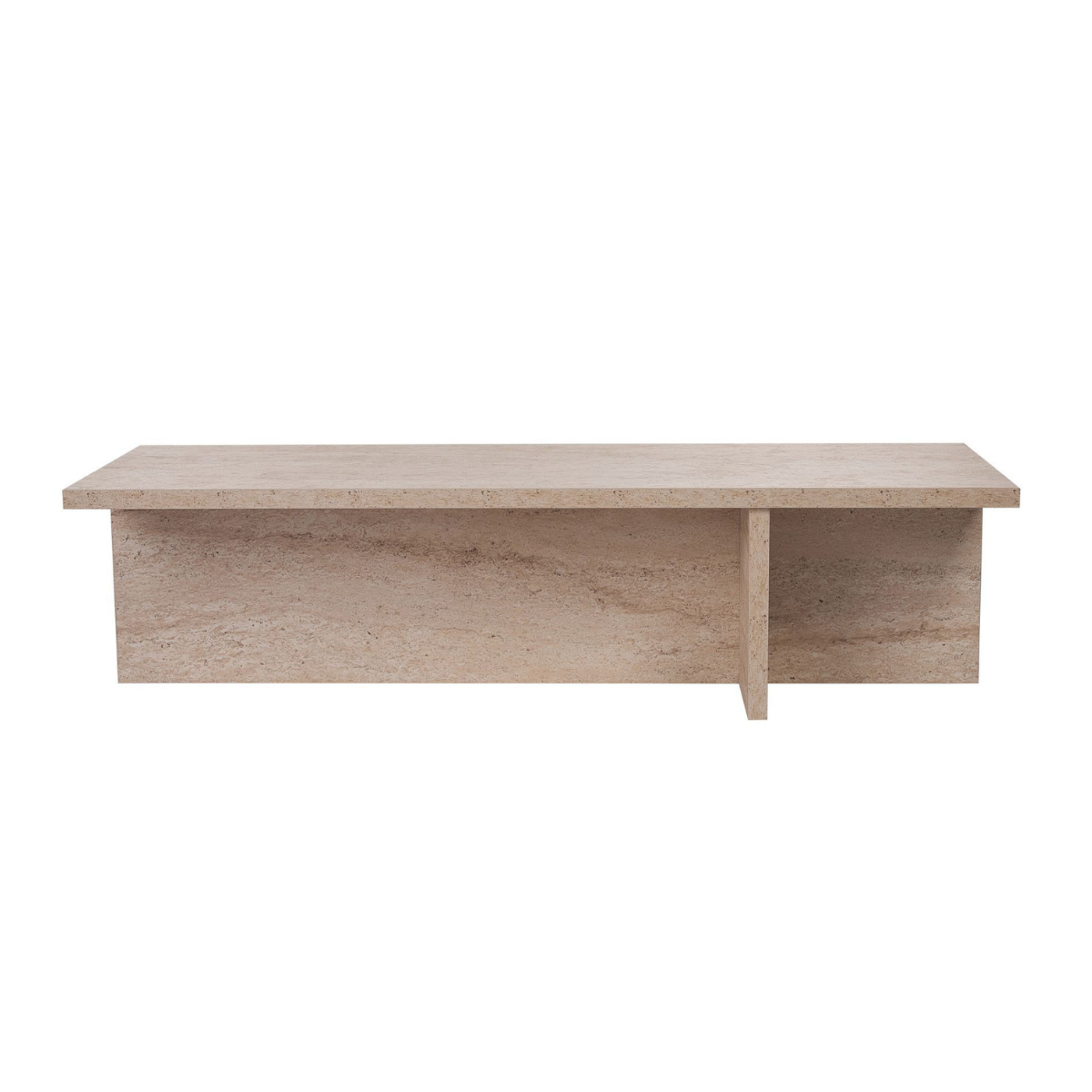 Calicosy - HARBOR Salontafel - H30 cm - Travertijneffect