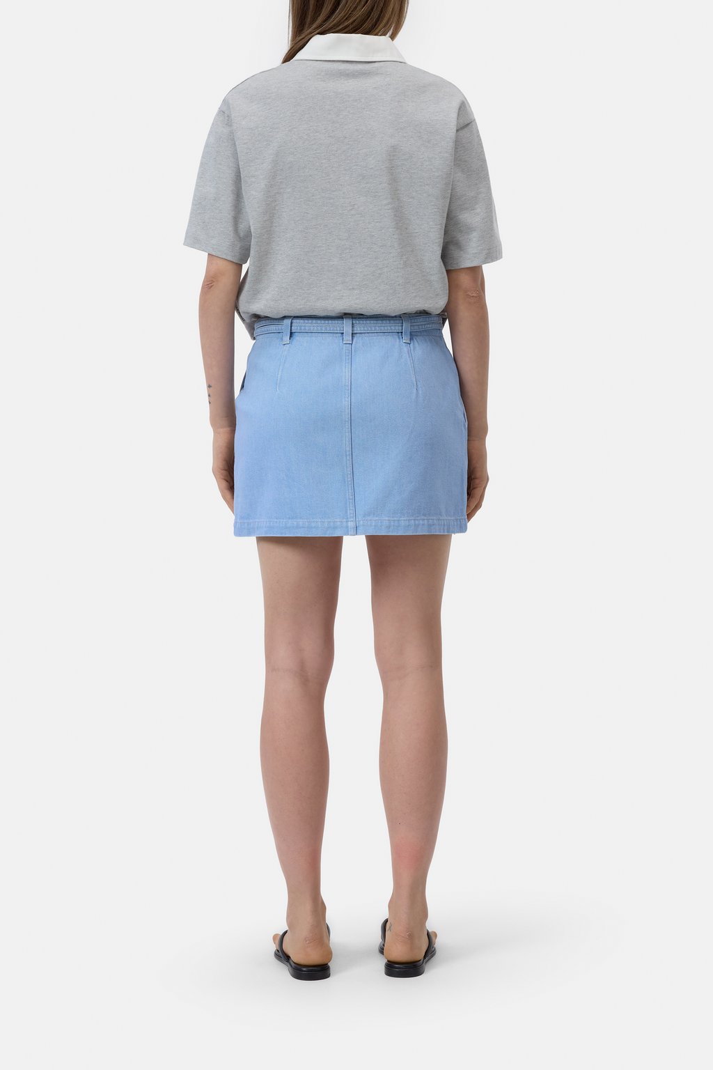 Denim-Rock im Patchwork-Look