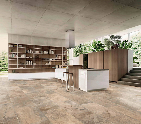 Carrelage Crosscut modular Beige - Mat 66 x 44cm( vendu par boite de0,87 m² )