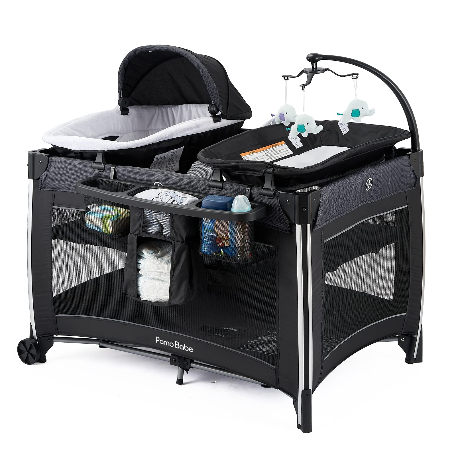 4 in 1 Portable Baby Crib Deluxe Nursery Center