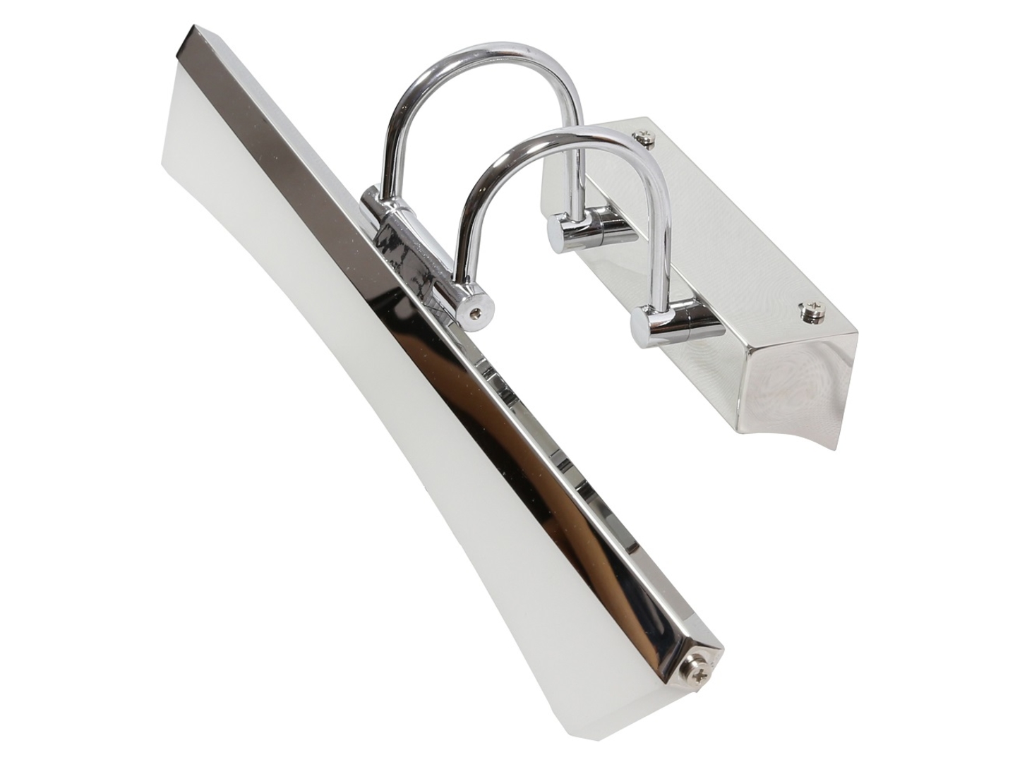Kinkiet Glory LED metalowy srebrny