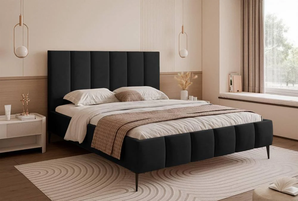 Bedframe Quinn met opbergruimte 160x200