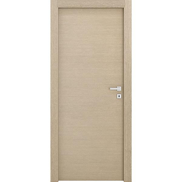 Bloc-porte Alexia bois naturel H.204 x l.83 cm, poussant gauche