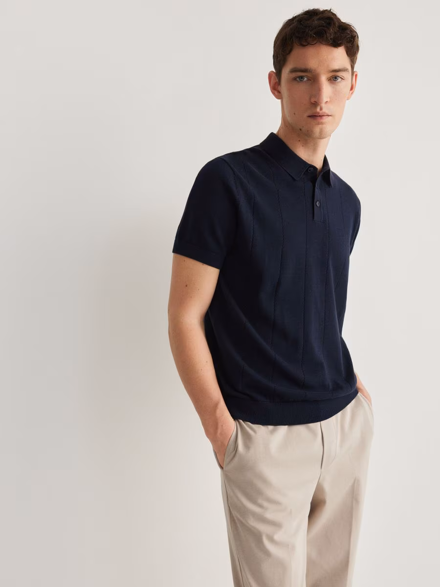Stripe Polo Jumper