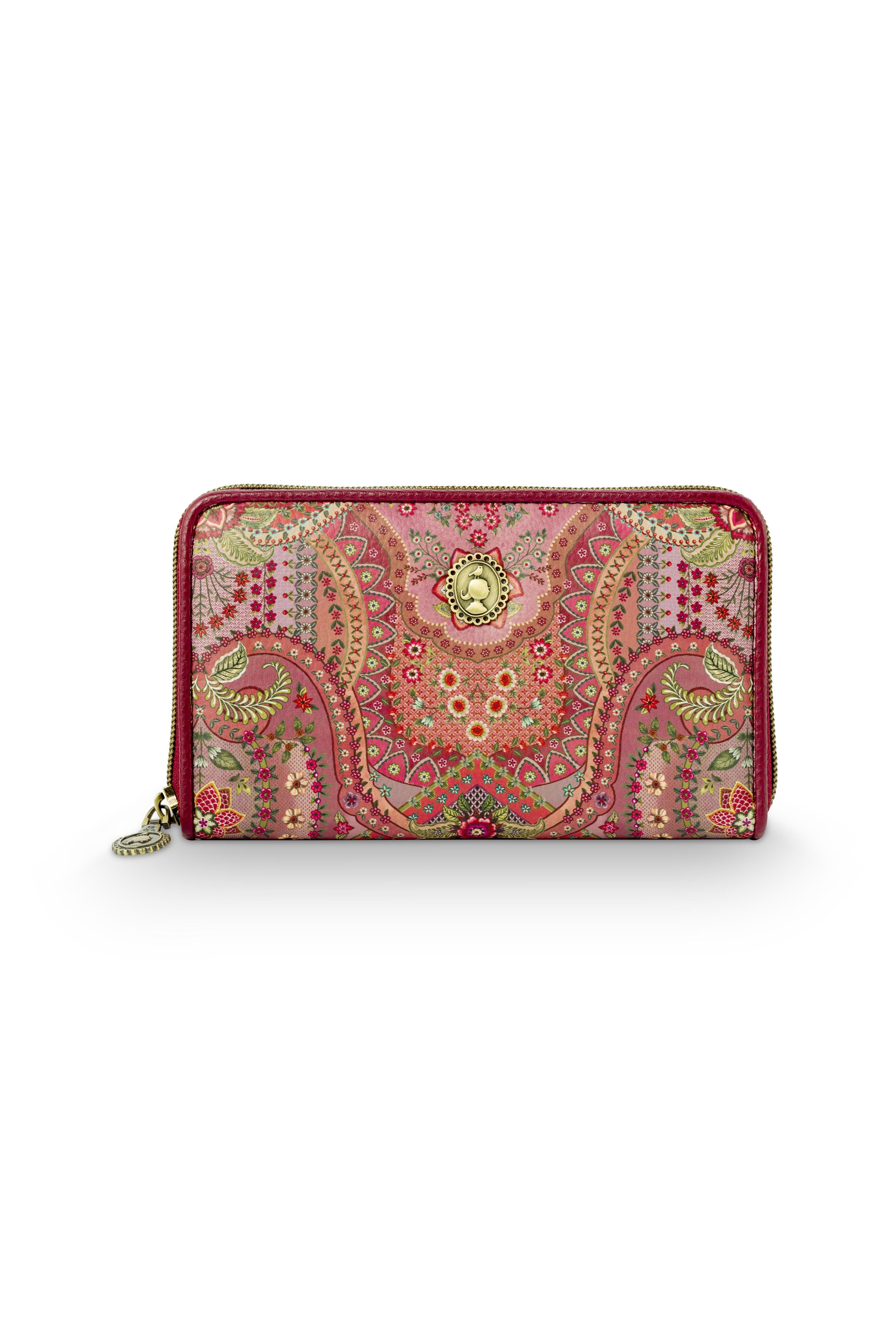 Pip Studio - Willow Portemonee Dames - Jabali - Rood - 18x3x11cm