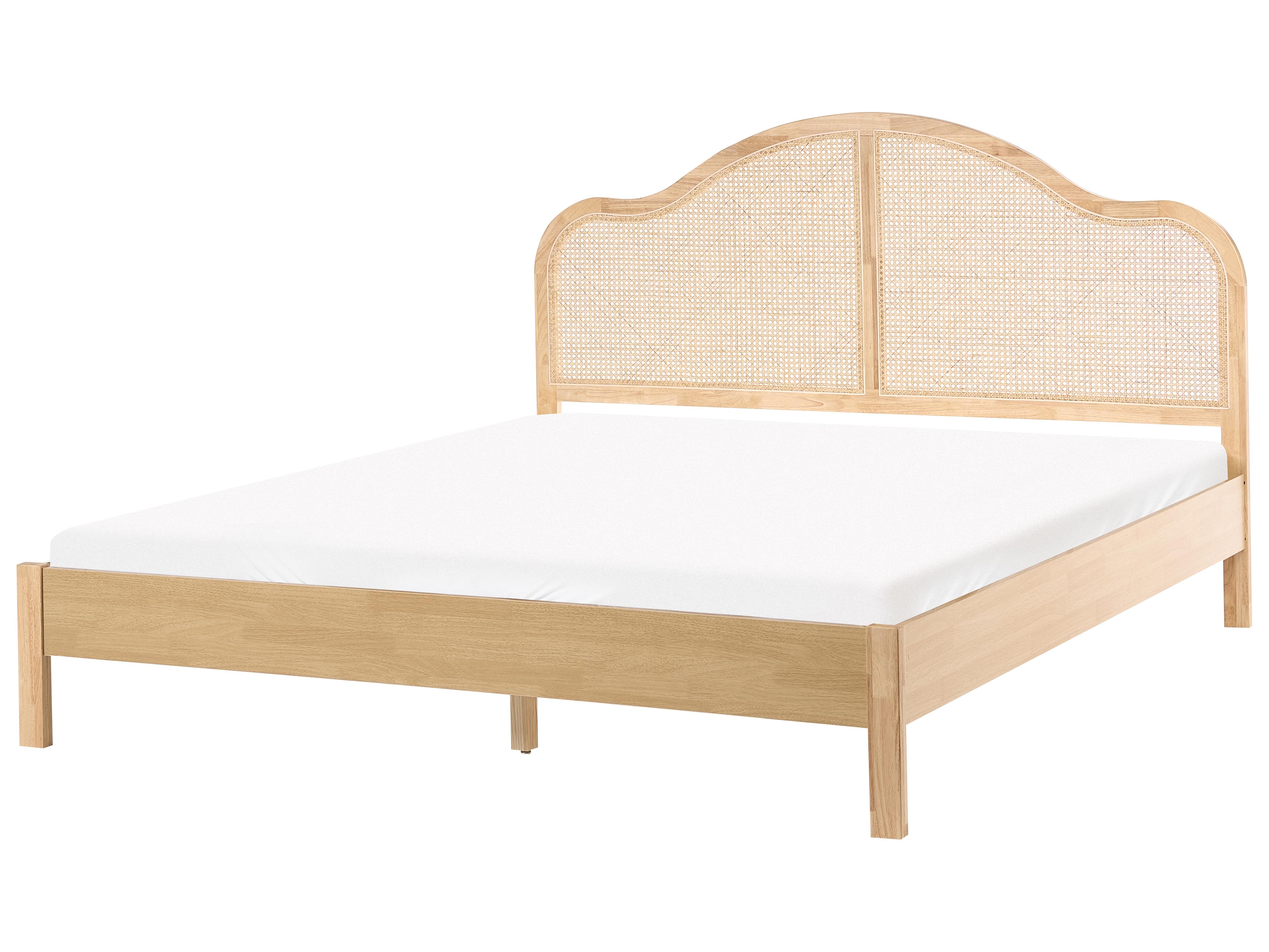 Bed HOUNOUX 160 x 200 cm (EU King Size) Light Brown