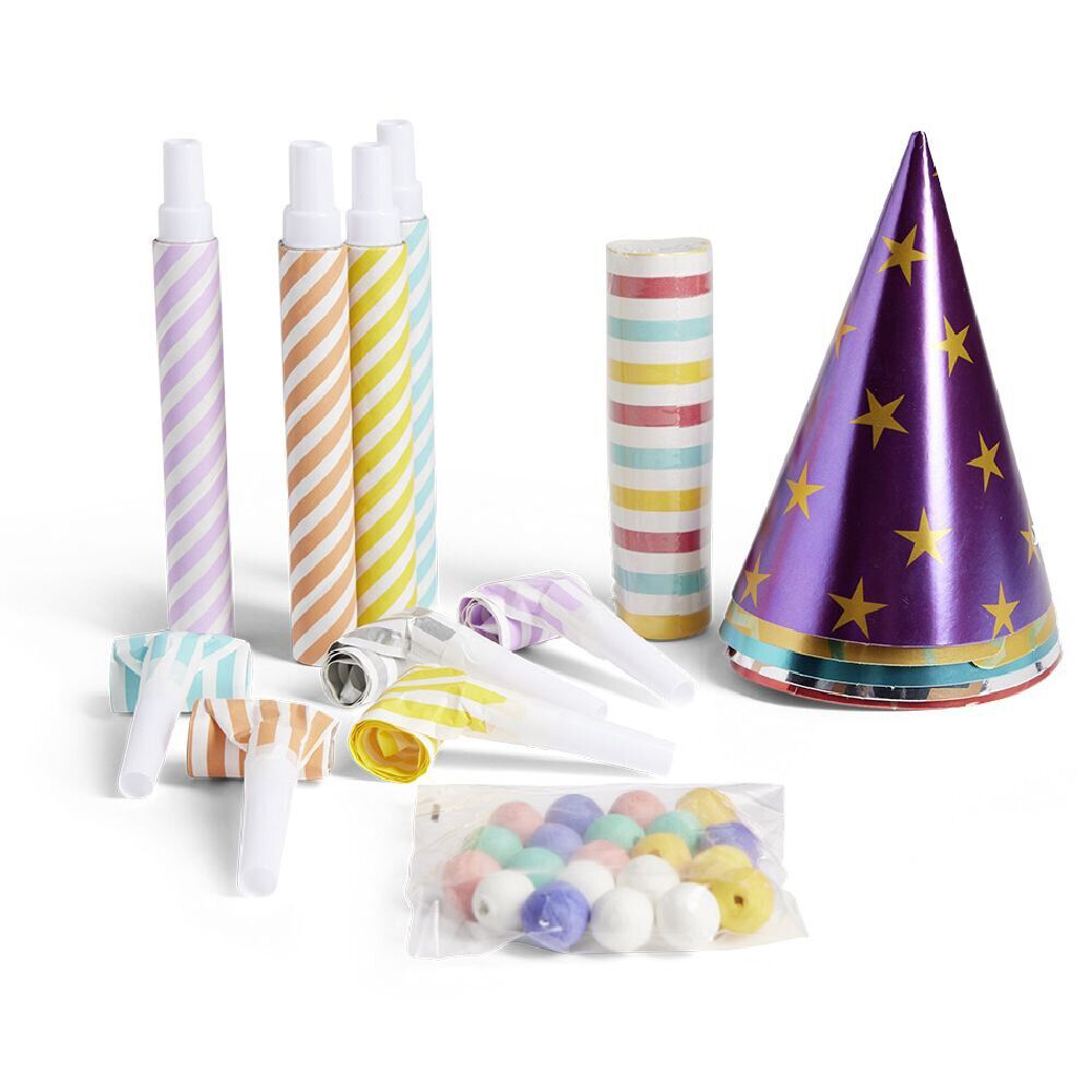 Kit cotillons pour 5 personnes multicolore