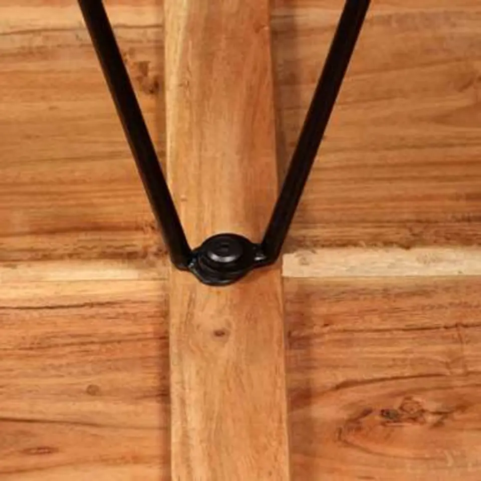 vidaXL - Bartafel - Bruin - Hout - 60 x 60 x 107 cm