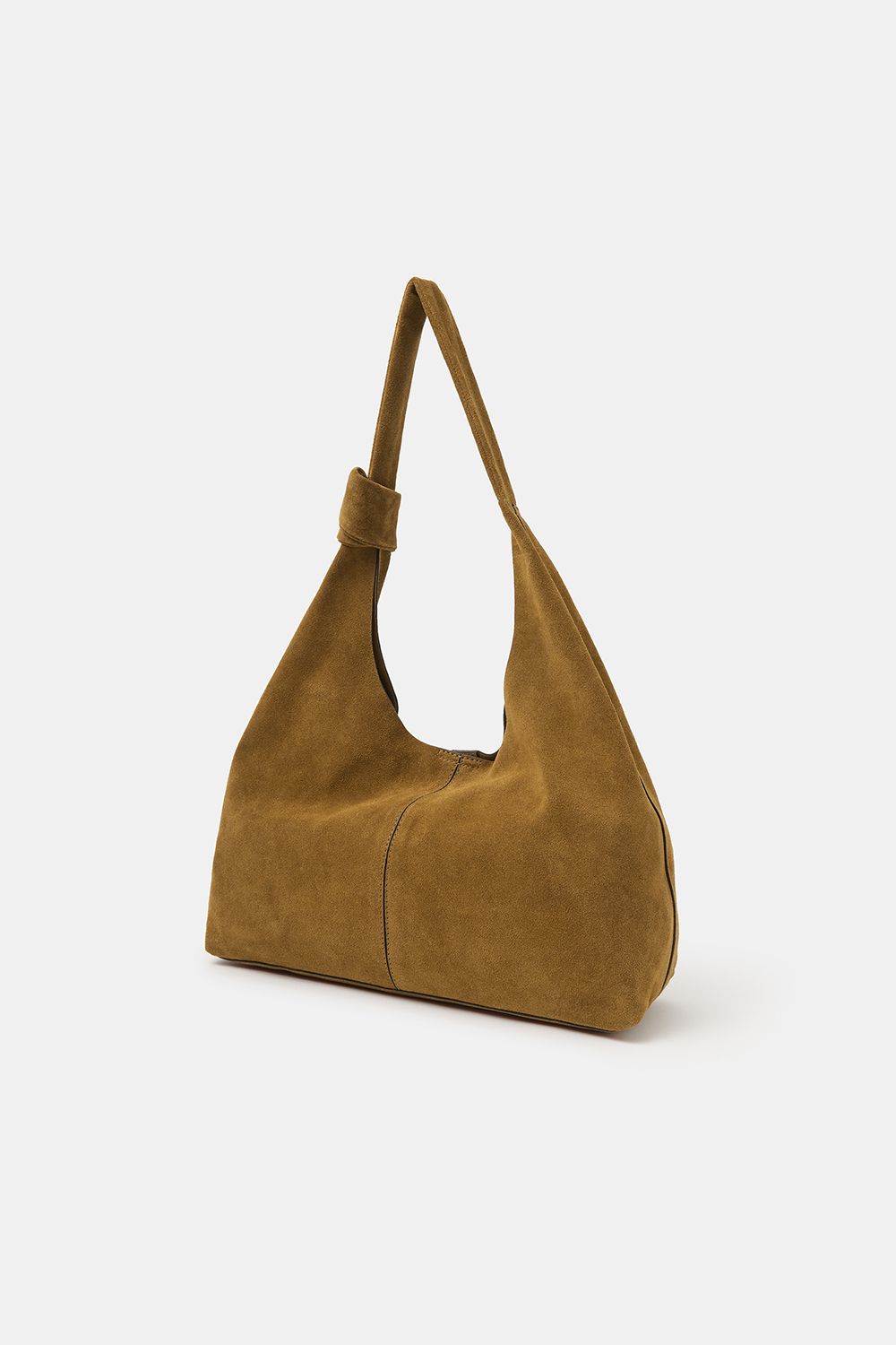 Accessorize Slouchy Knot Leather Shoulder Bag
