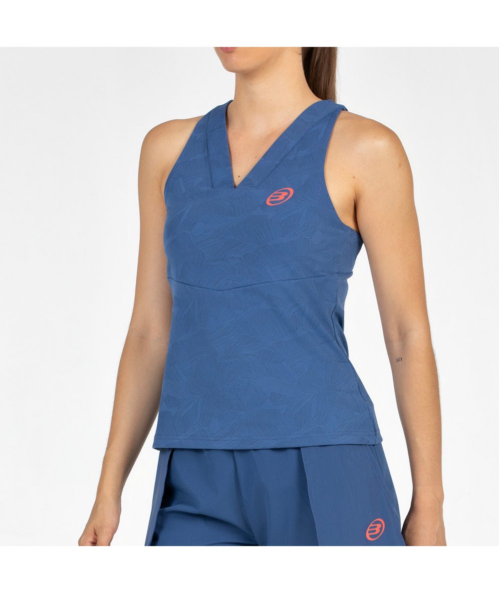 CAMISETA BULLPADEL CORTEGA AZUL SOMBRA
