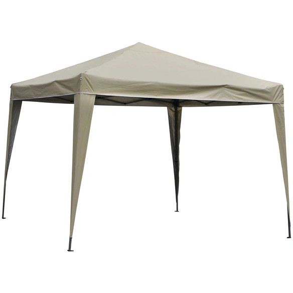 Faltpavillon, Zeltdach, quadratisch, BxT: 300 x 300 cm