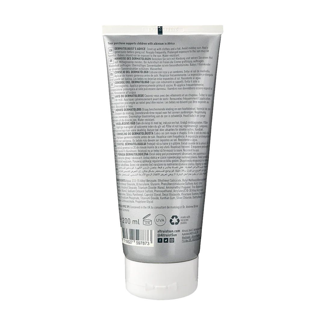 Gifts Direct 2 U Altruist Hypoallergenic Sunscreen SPF 30 200ml