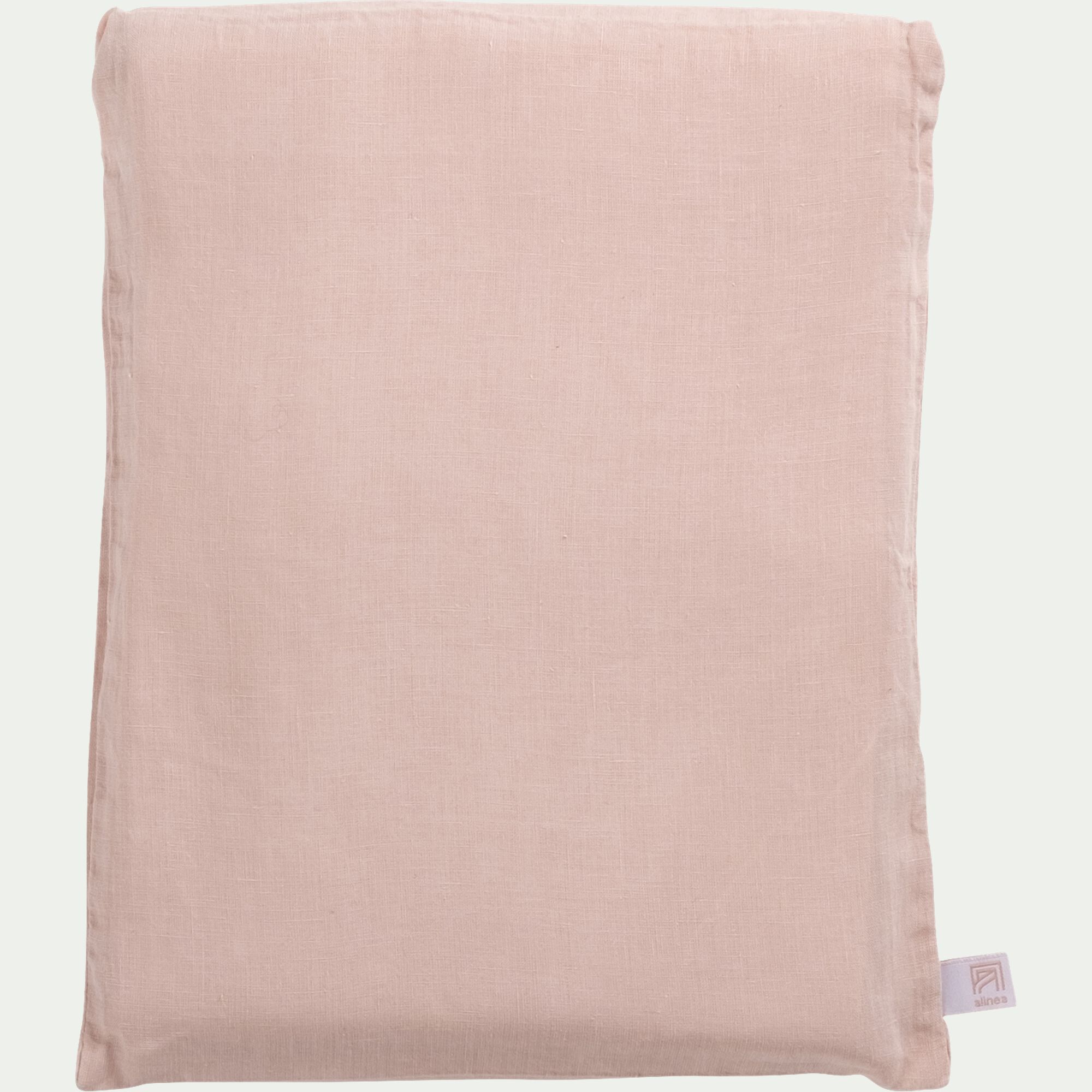 VENCE - Drap plat en lin lavé 270x300cm - rose rosa