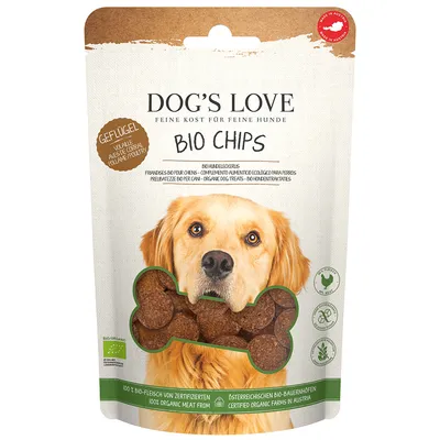 Dog's Love Bio Chips with Organic Poultry