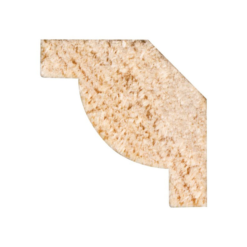 Moulure de plafond en pin 240 x 2,2 x 2,2 cm