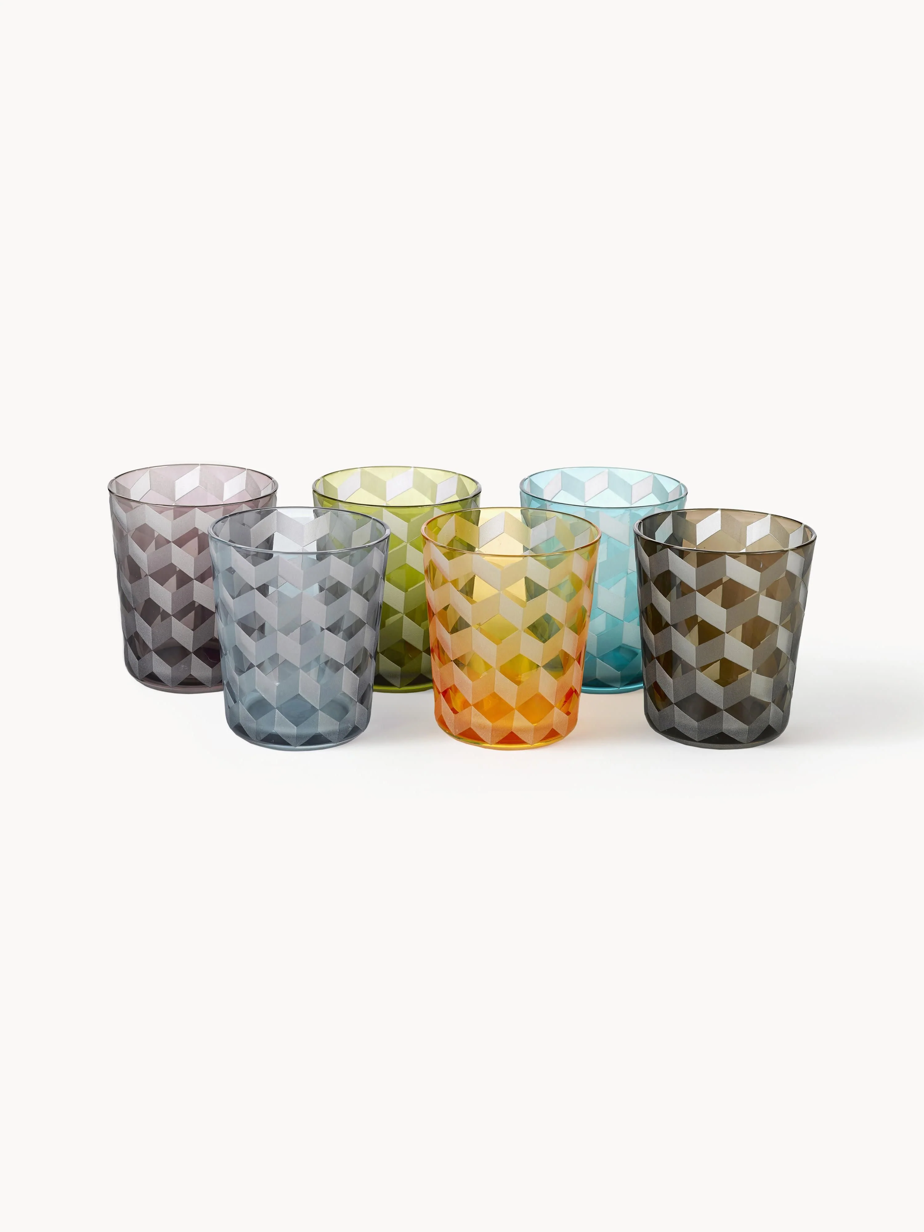 Trinkgläser Blocks, 6er-Set