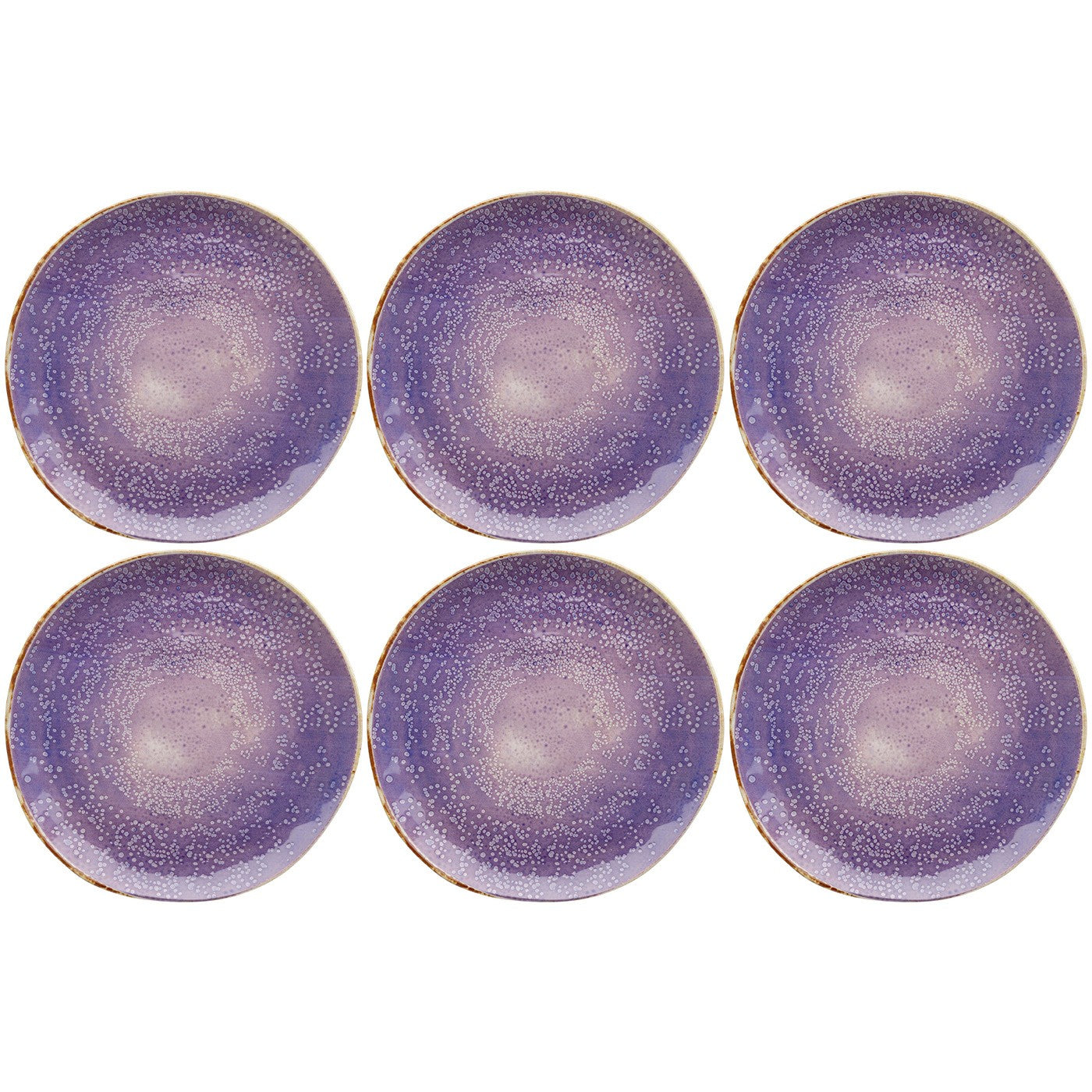 Kare Design Borden Shirley paars Ø26cm (6/Set)