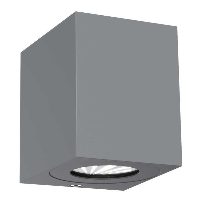 Nordlux Canto Wandlamp Buiten - 2-lichts LED - 2700K - IP44 - Grijs