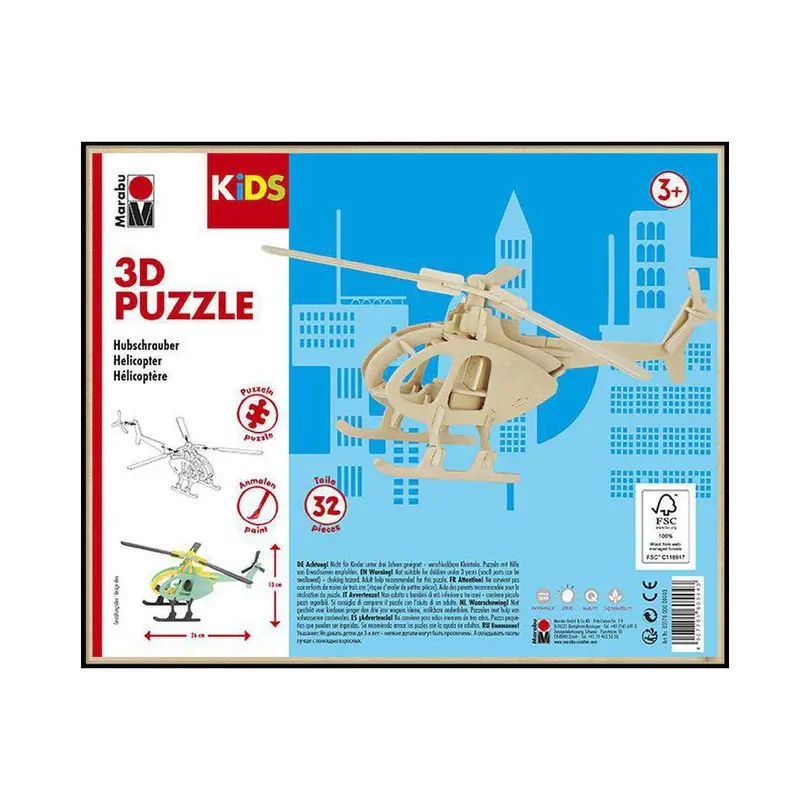 3D-Puzzle Holzartikel