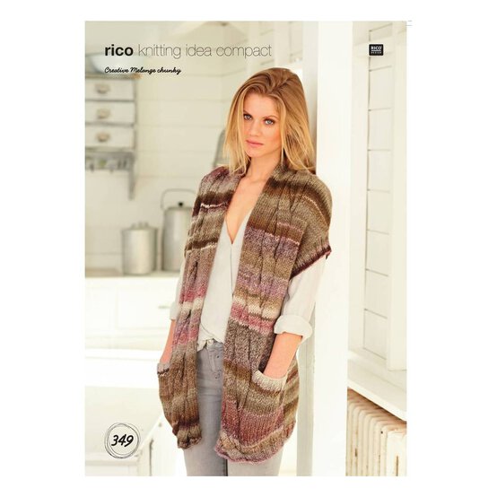 Rico Creative Melange Chunky Jacket and Waistcoat Digital Pattern 349