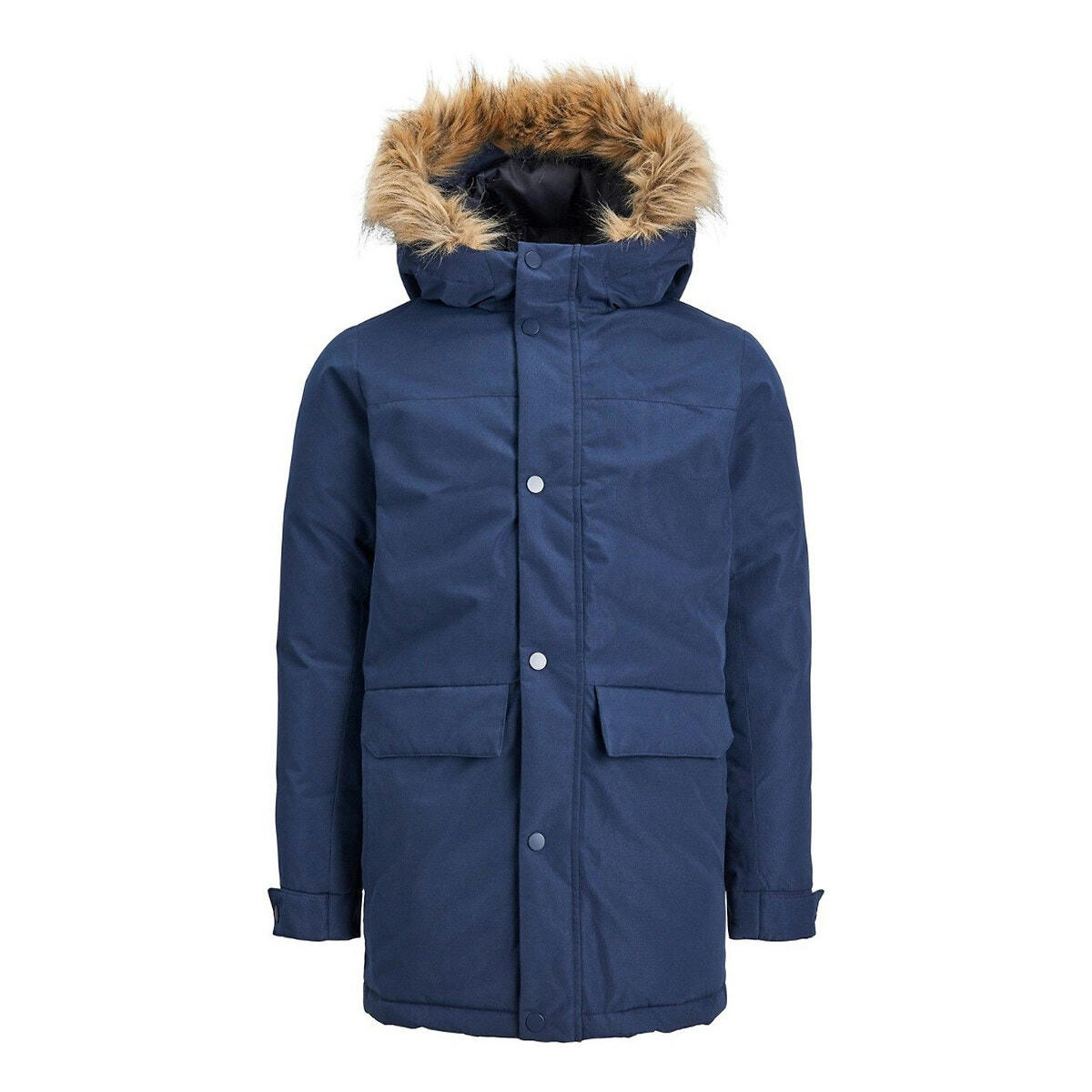 Parka longue à capuche