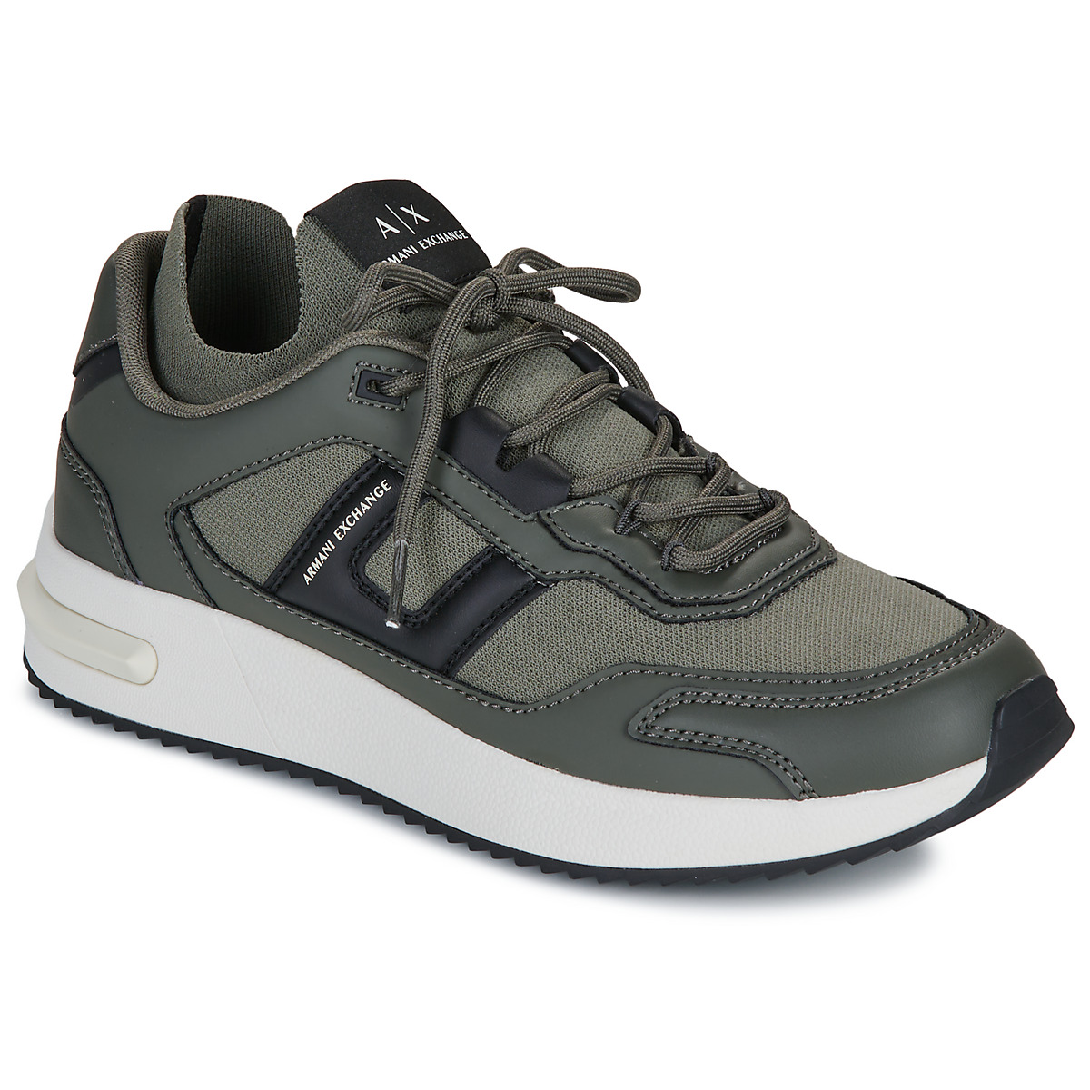 Armani Exchange - DUSSELDORF KNIT - Kaki / Black