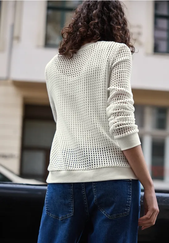 Langarm Shirt im Strick-Look