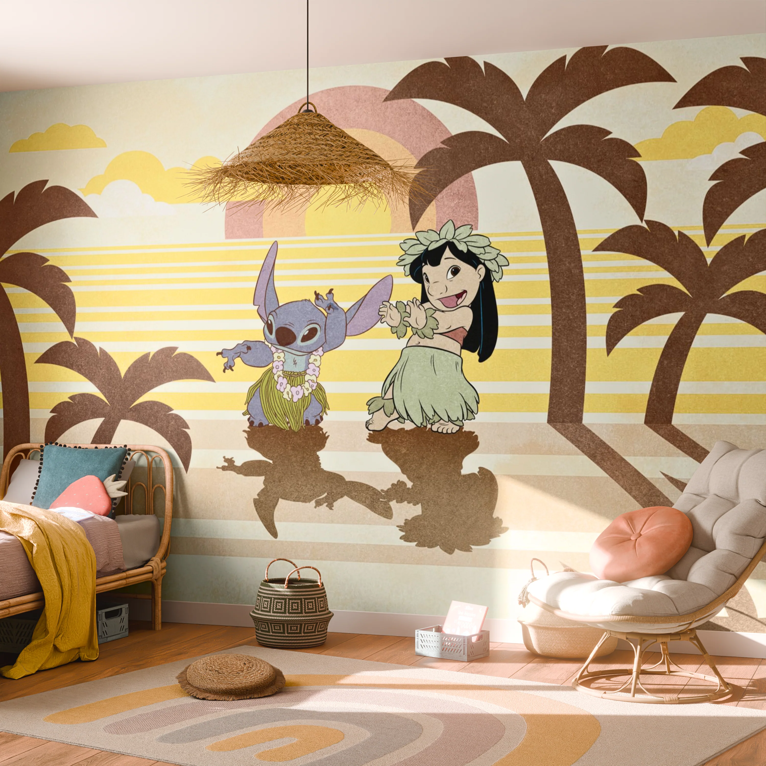 Disney Papier peint panoramique XL LILO&STITCH 350 x 250 cm