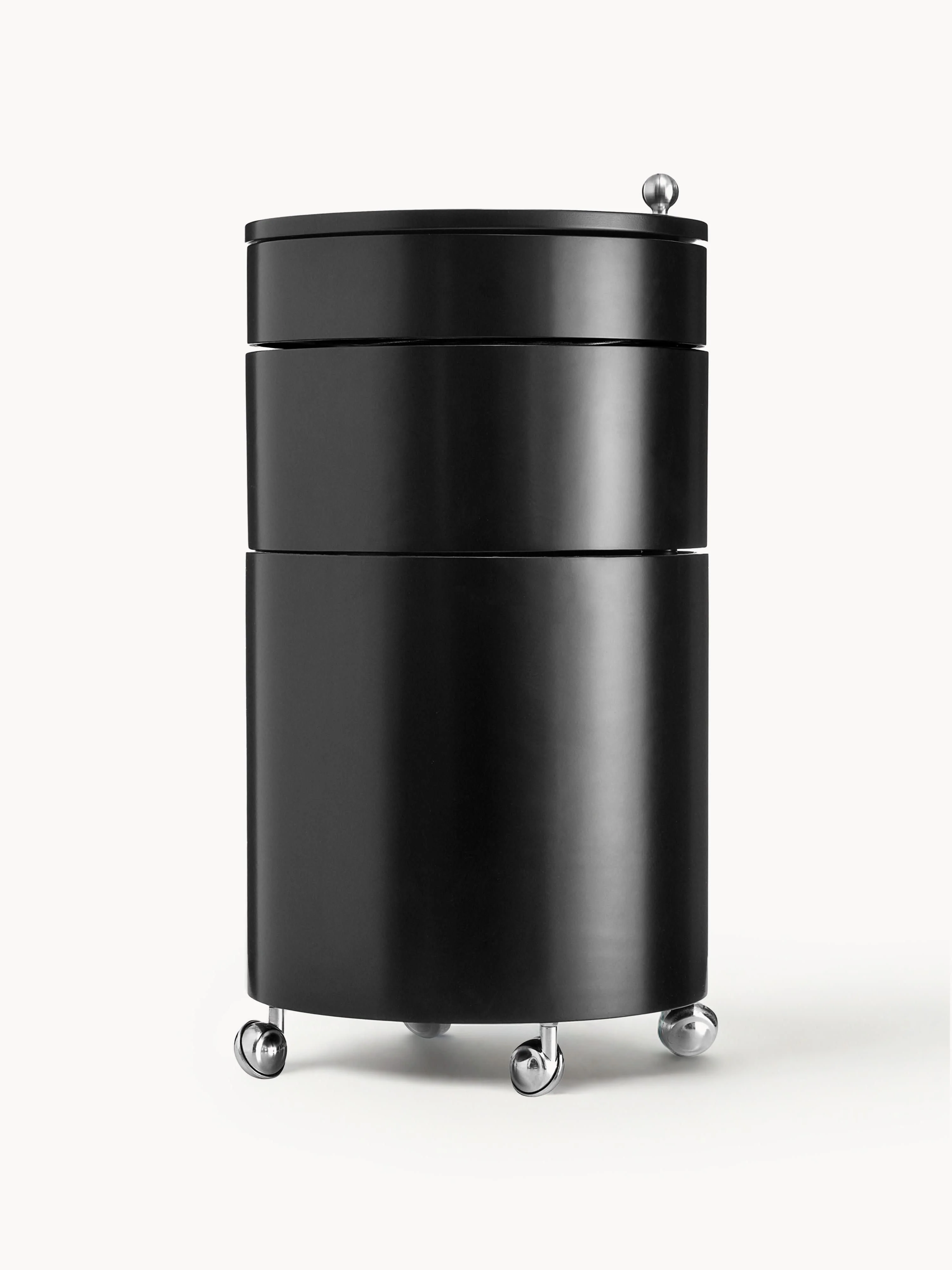 Runder Rollcontainer Barboy, Design Verner Panton