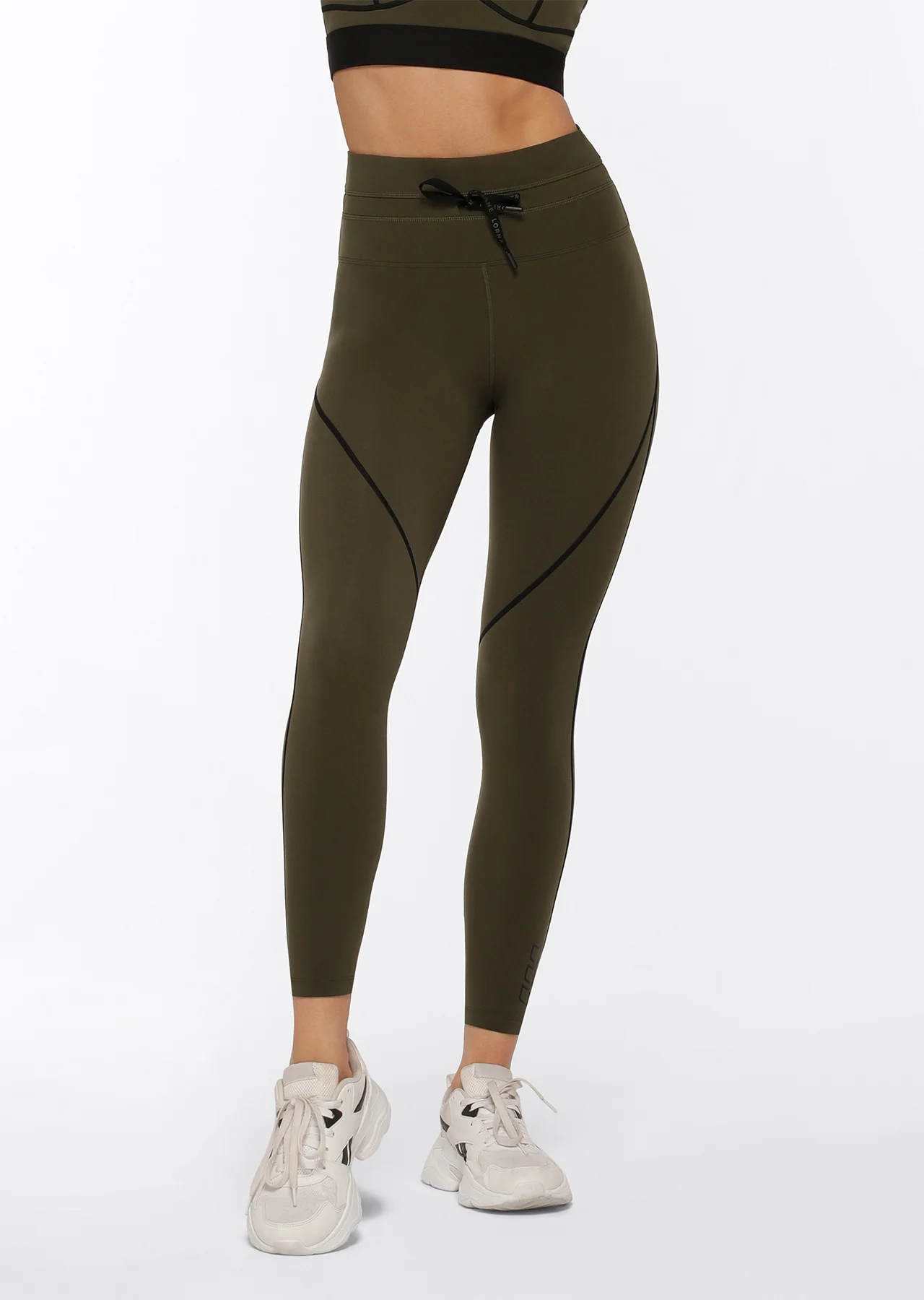Contrast Racer Ankle Biter Leggings