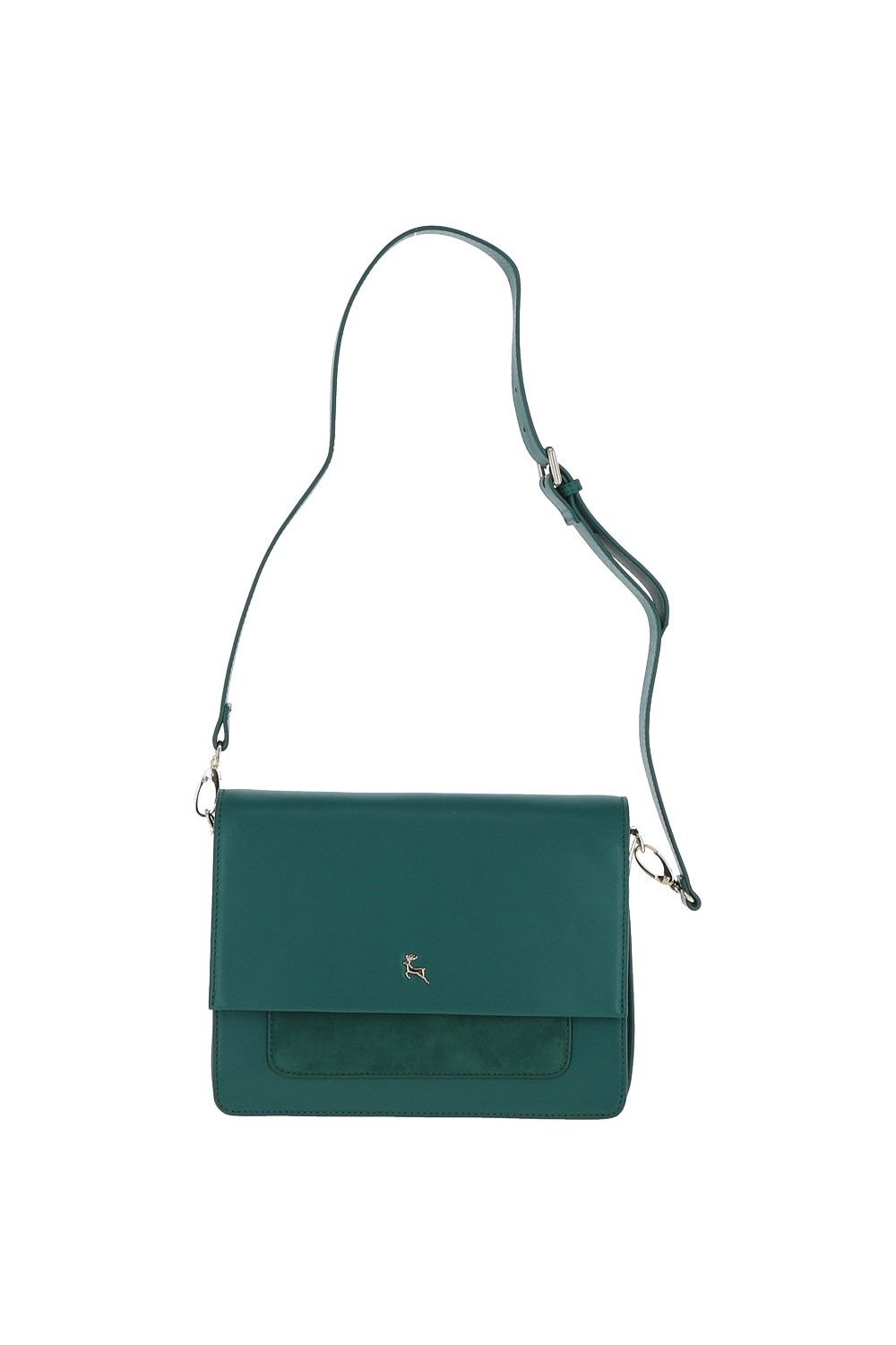 Ashwood Leather Fabrizia' Two Sections Leather Shoulder Bag